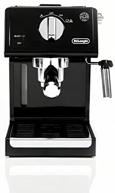 De'Longhi ECP3120 15 Bar Espresso Machine with Advanced Cappuccino System, 9.6 x 7.2 x 11.9 Inches, Black/Stainless Steel
