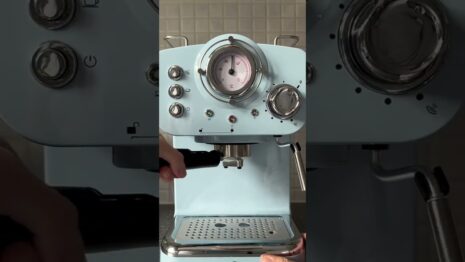 Swan Retro Espresso Machine ASMR